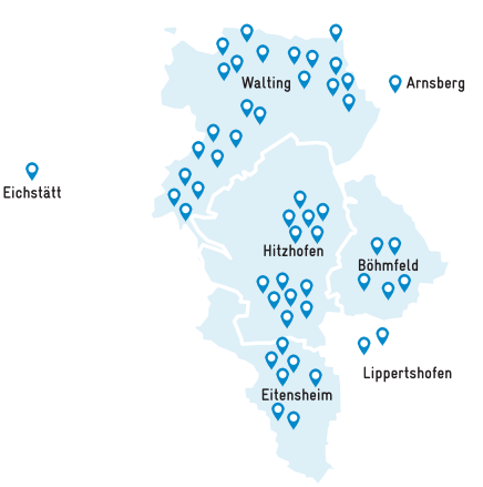 Karte Haltepunkte FX8
