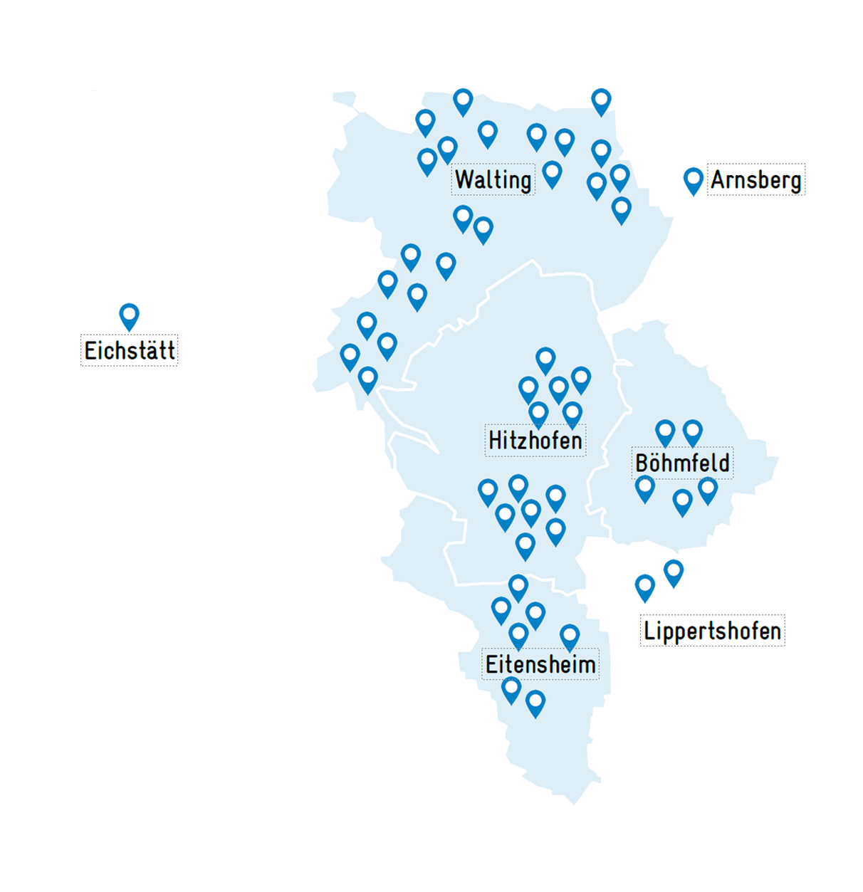 Karte Haltepunkte FX8